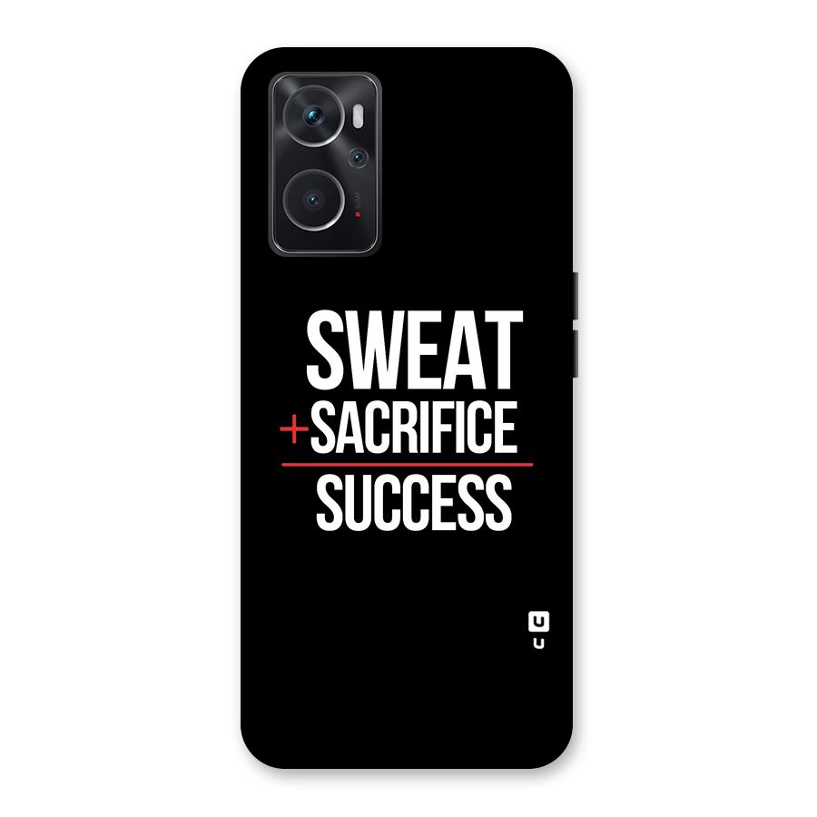 Sweat Sacrifice Success Back Case for Oppo K10 4G