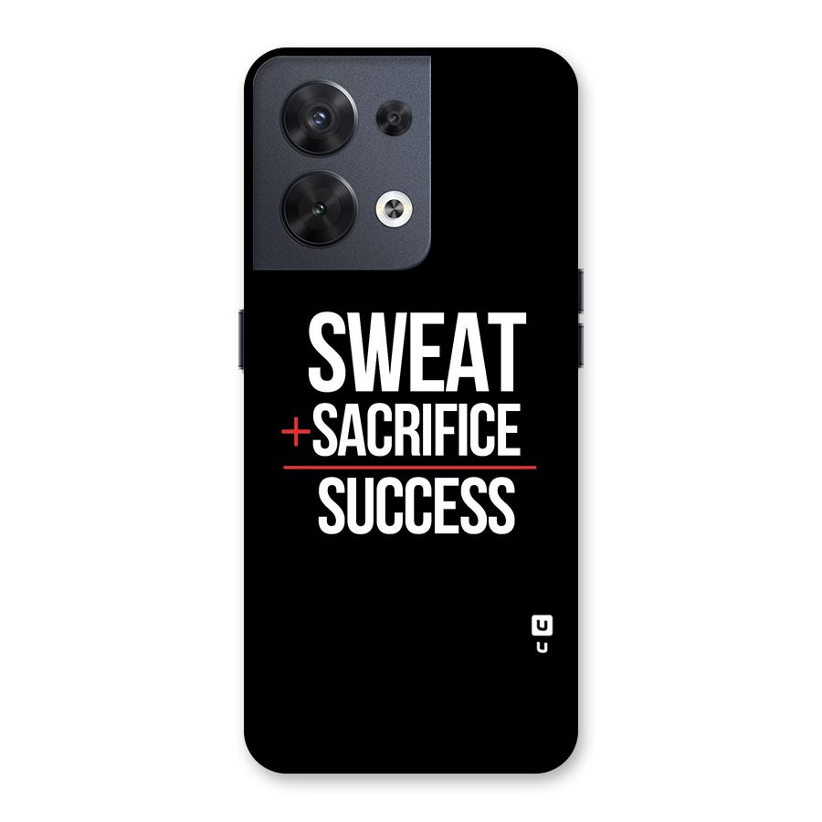 Sweat Sacrifice Success Back Case for Oppo Reno8 5G