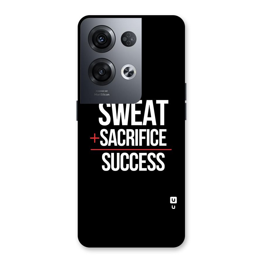 Sweat Sacrifice Success Back Case for Oppo Reno8 Pro 5G