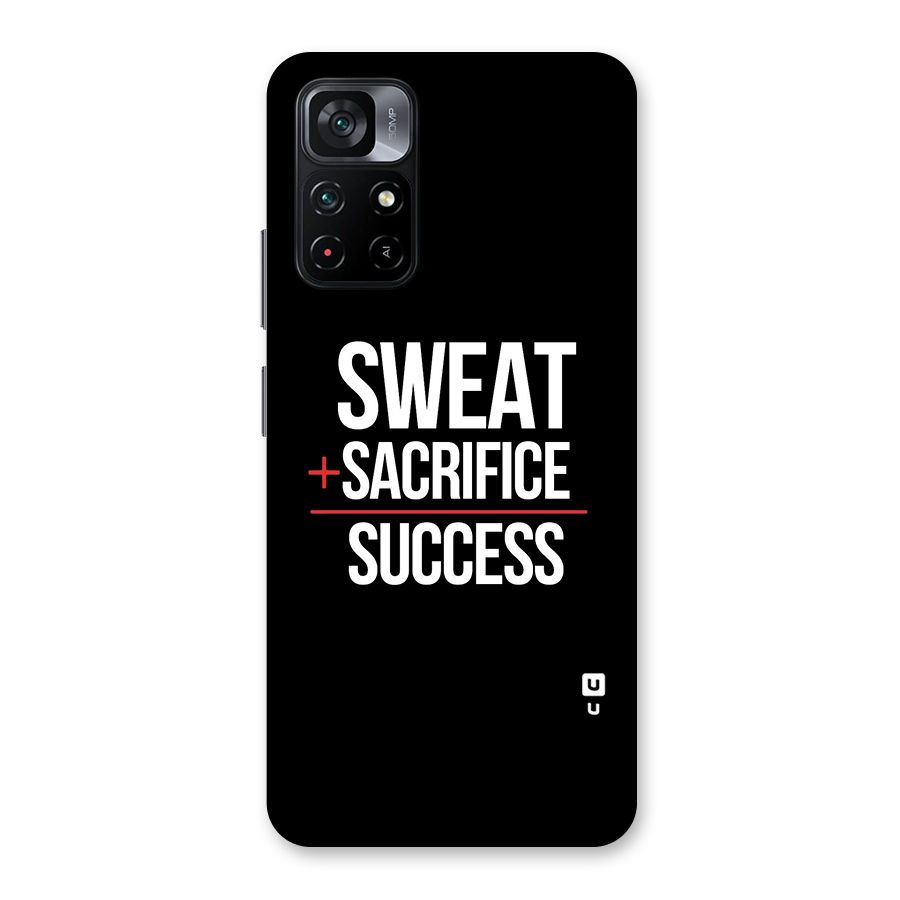 Sweat Sacrifice Success Back Case for Poco M4 Pro 5G