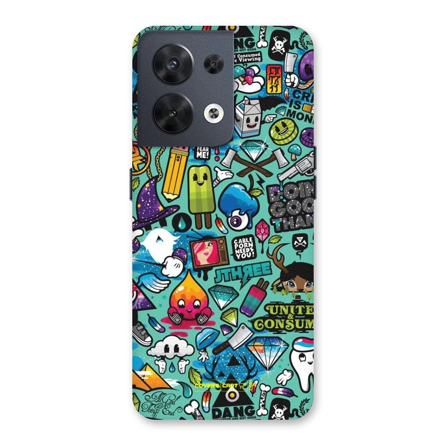 Sweet Candies Back Case for Oppo Reno8 5G