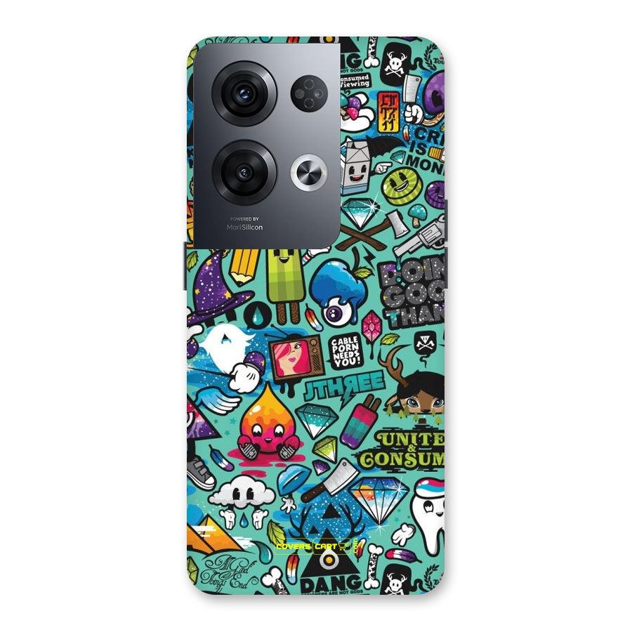 Sweet Candies Back Case for Oppo Reno8 Pro 5G