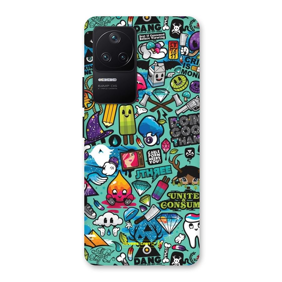 Sweet Candies Back Case for Poco F4 5G