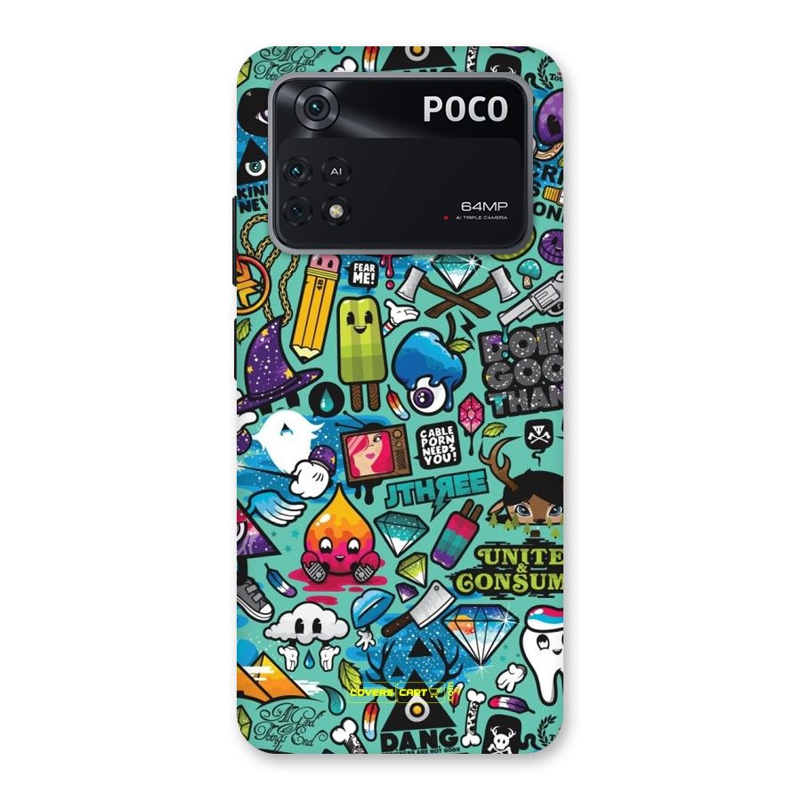 Sweet Candies Back Case for Poco M4 Pro 4G