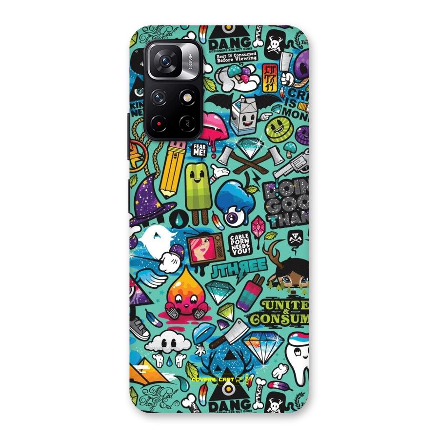 Sweet Candies Back Case for Redmi Note 11T 5G