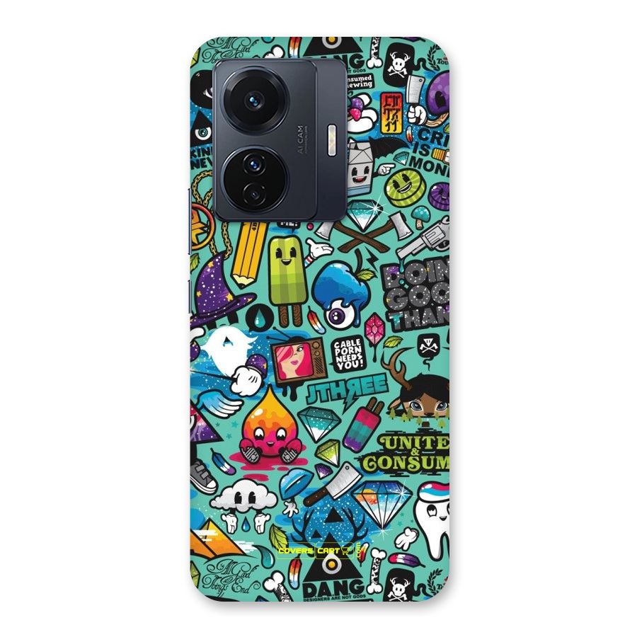 Sweet Candies Back Case for Vivo T1 Pro
