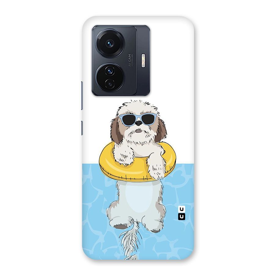 Swimming Doggo Back Case for Vivo T1 Pro
