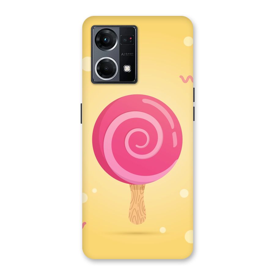Swirl Ice Cream Glass Back Case for Oppo F21 Pro 5G