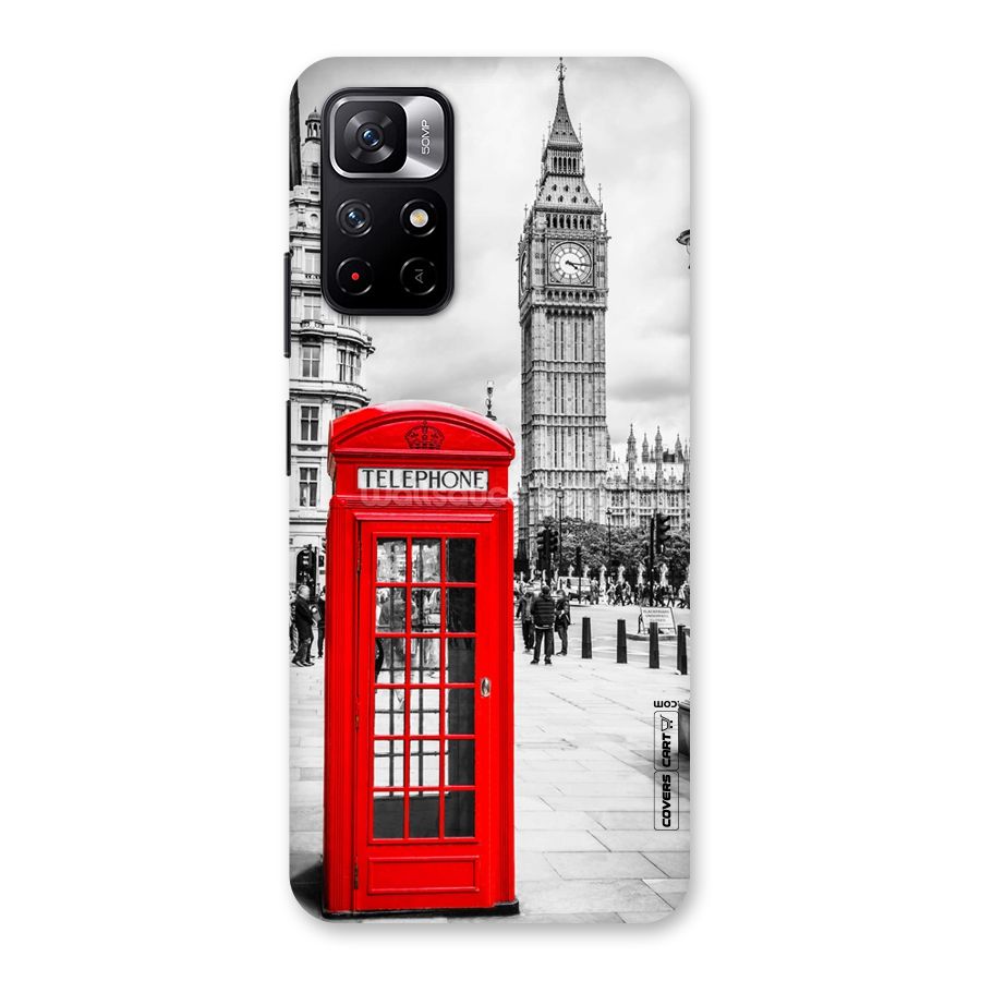 Telephone Booth Back Case for Redmi Note 11T 5G