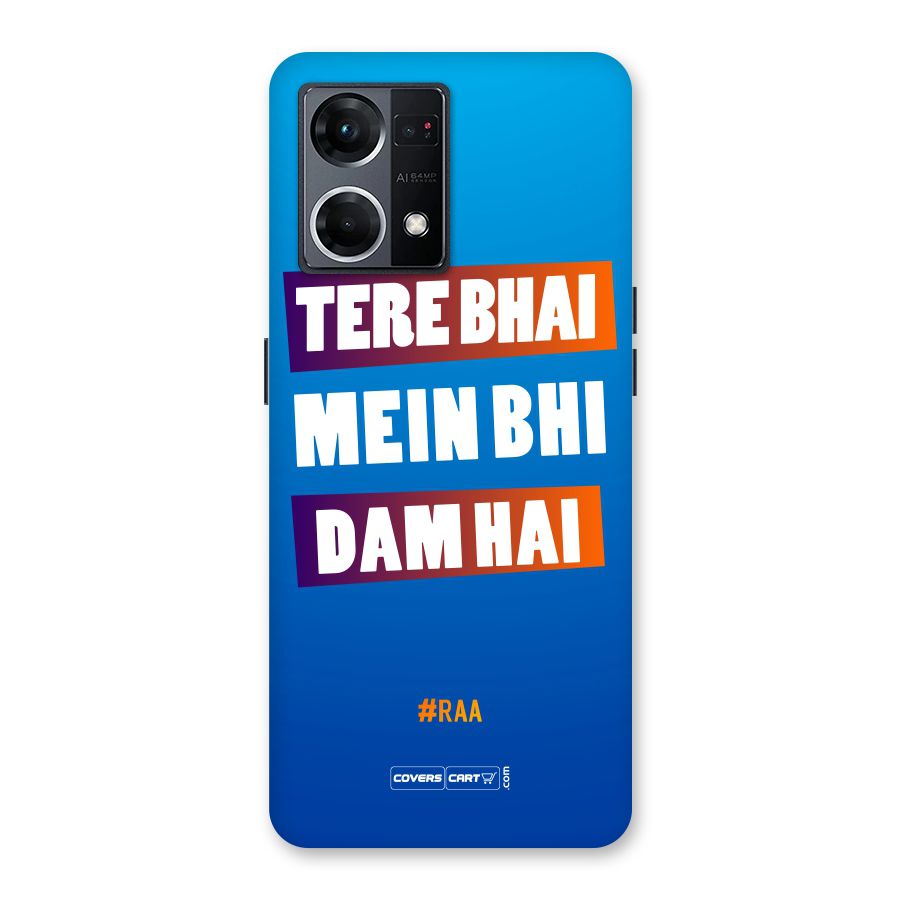 Tere Bhai Me Bhi Dam Hai Glass Back Case for Oppo F21 Pro 5G