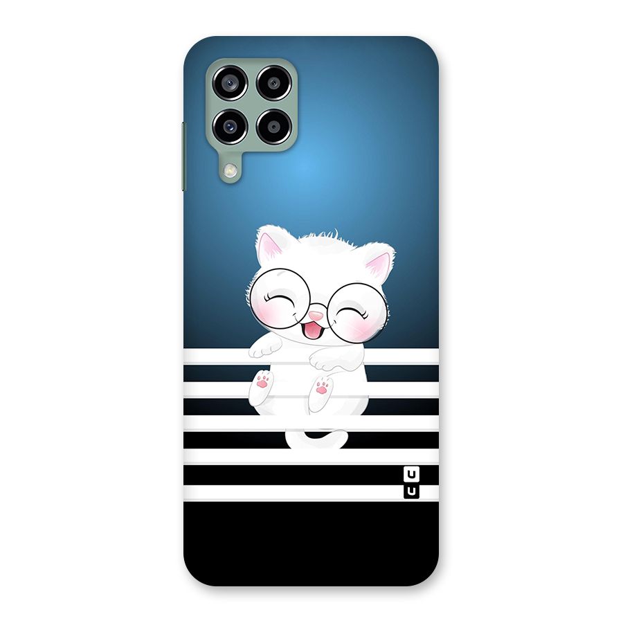 The Cat on Stripes Back Case for Galaxy M33