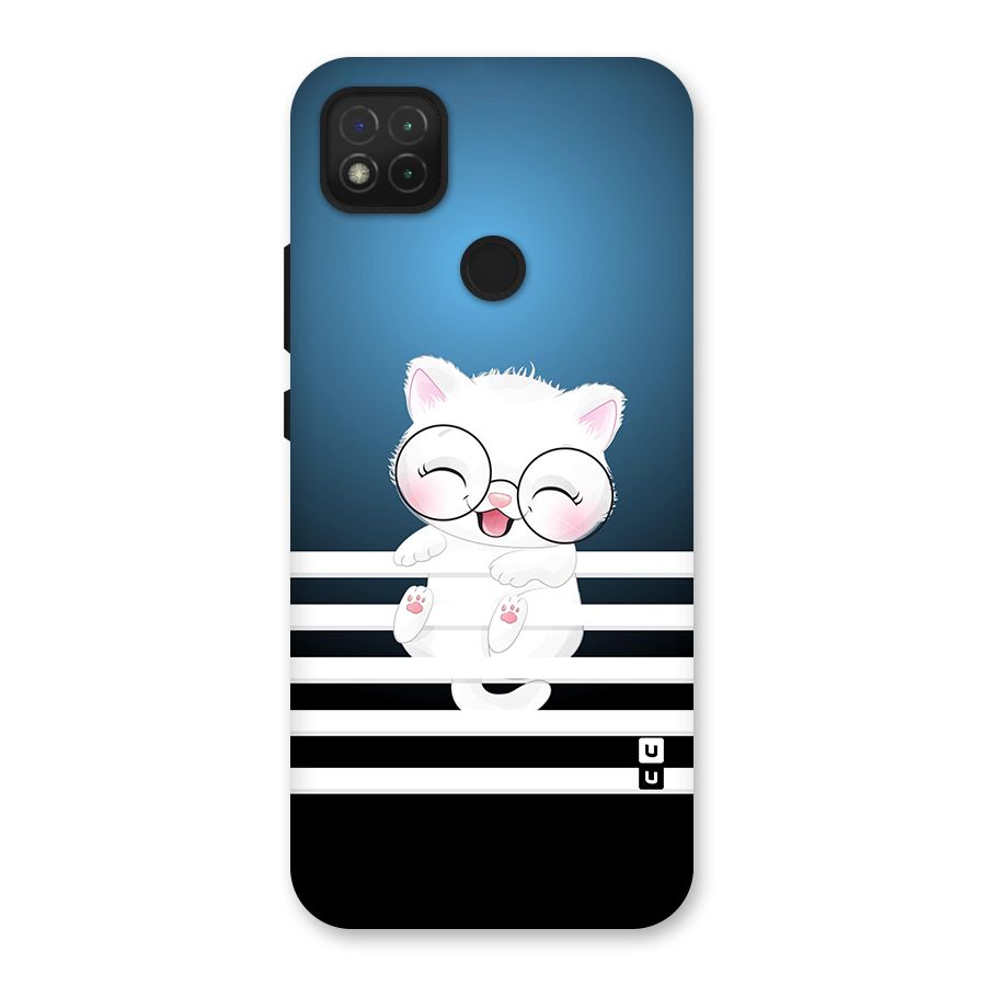 The Cat on Stripes Back Case for Redmi 9 Activ