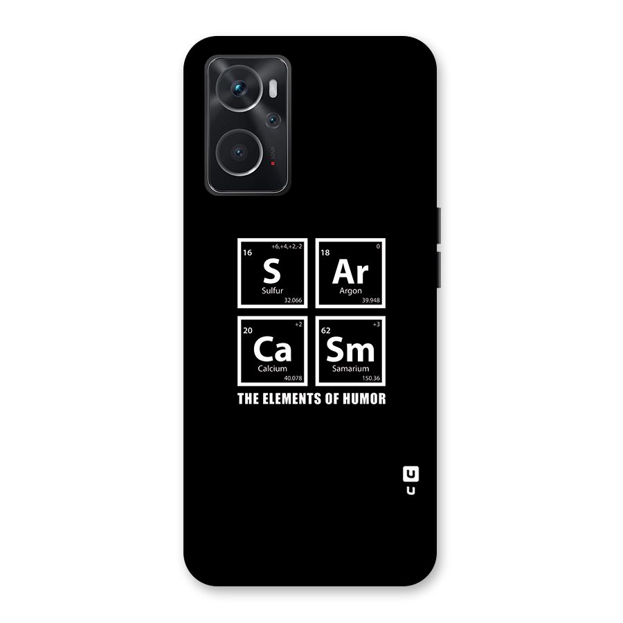 The Elements of Humor Back Case for Oppo K10 4G