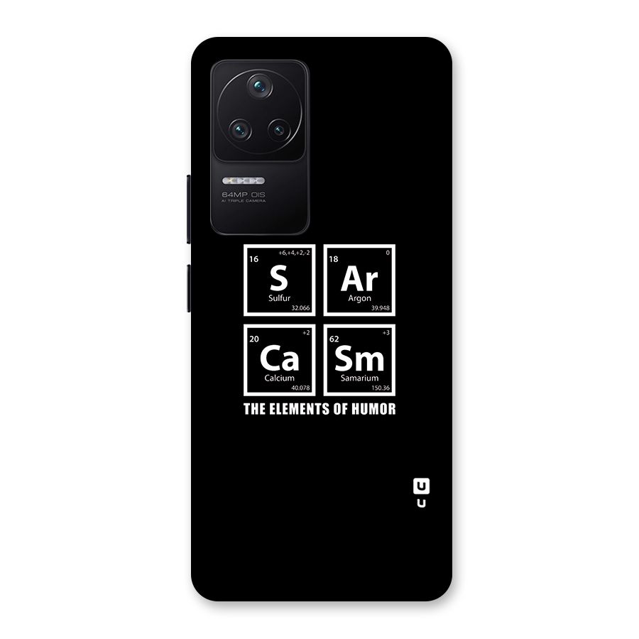 The Elements of Humor Back Case for Poco F4 5G