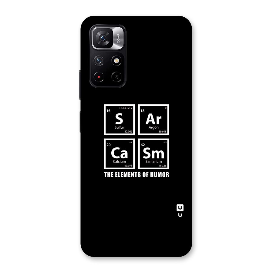 The Elements of Humor Back Case for Redmi Note 11T 5G
