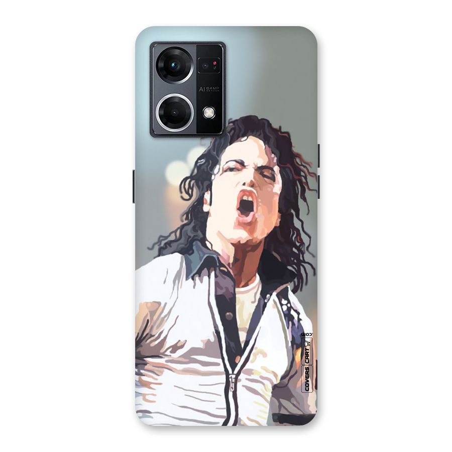The Legend Michael Jackson Glass Back Case for Oppo F21 Pro 5G