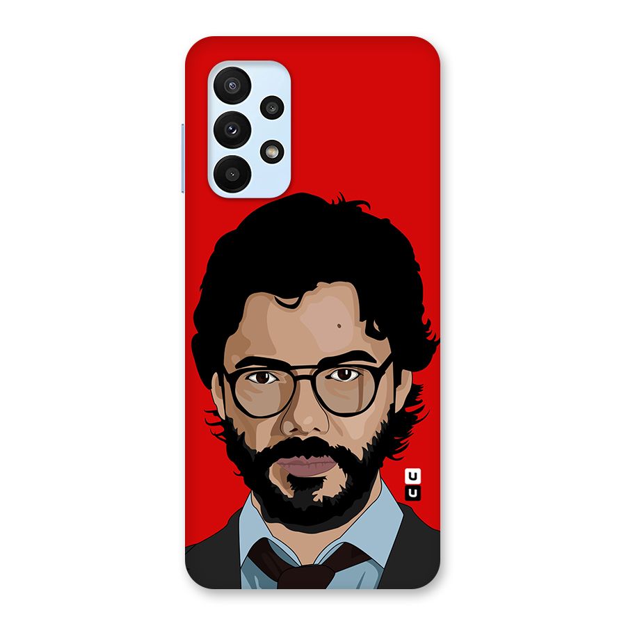 The Professor Illustration Art Back Case for Galaxy A23