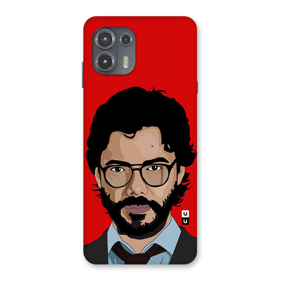 The Professor Illustration Art Back Case for Motorola Edge 20 Fusion