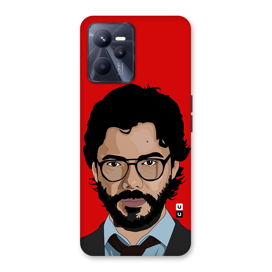 The Professor Illustration Art Back Case for Realme C35