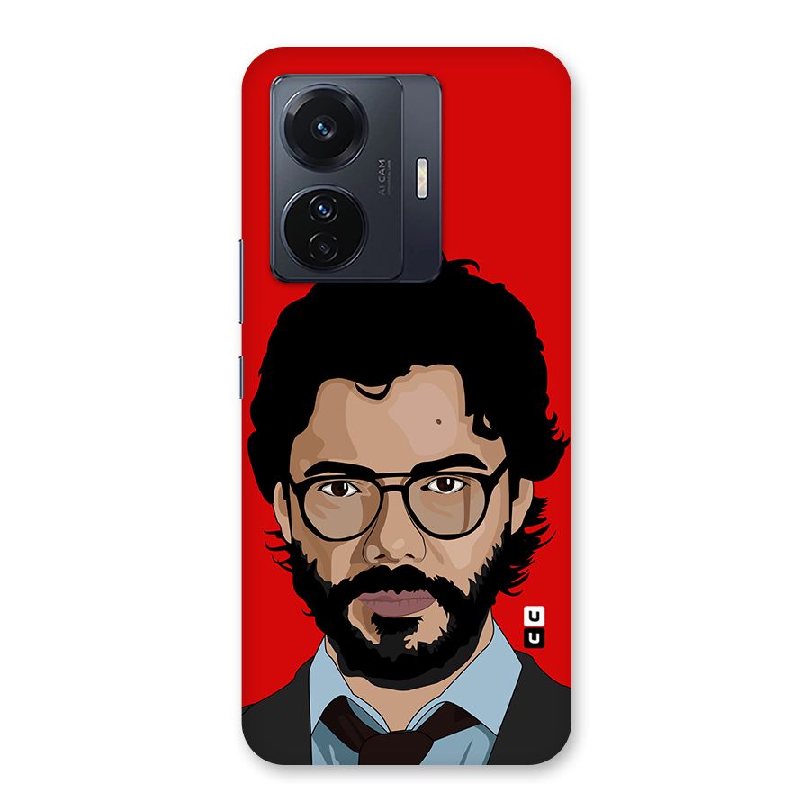 The Professor Illustration Art Back Case for Vivo T1 Pro