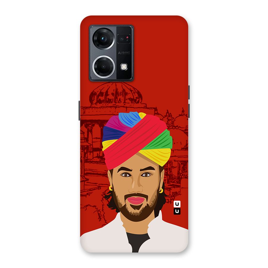 The Rajasthani Chokro Glass Back Case for Oppo F21 Pro 5G