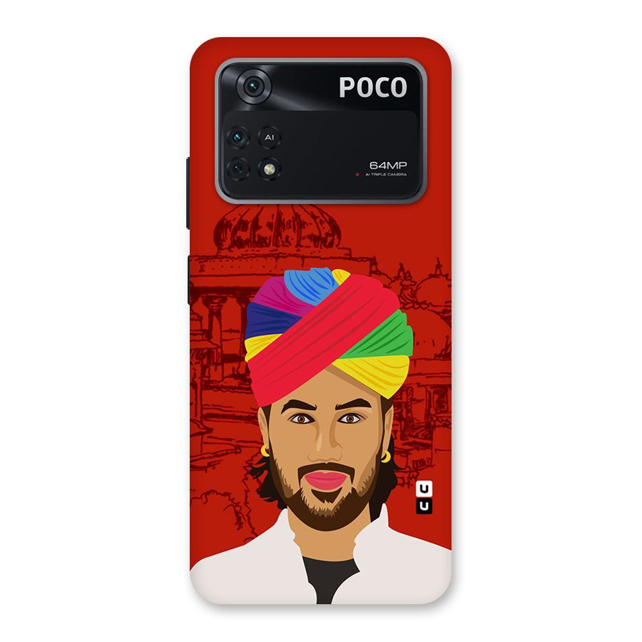 The Rajasthani Chokro Back Case for Poco M4 Pro 4G