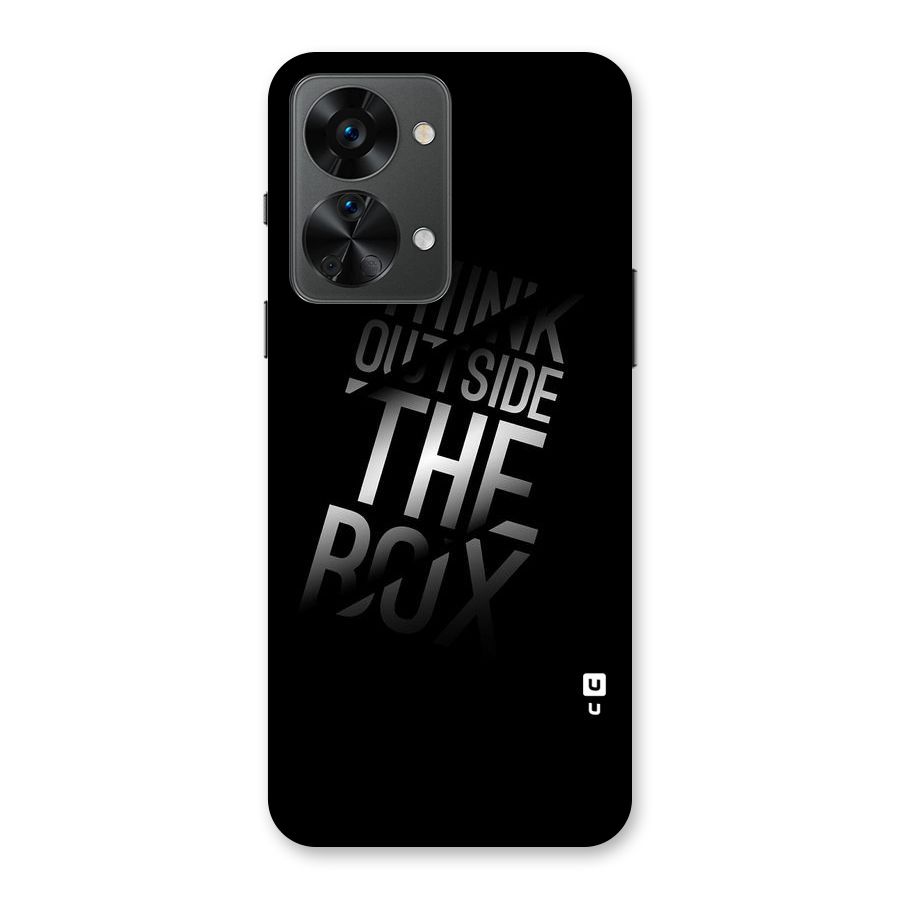 Think Outside The Box Back Case for OnePlus Nord 2T