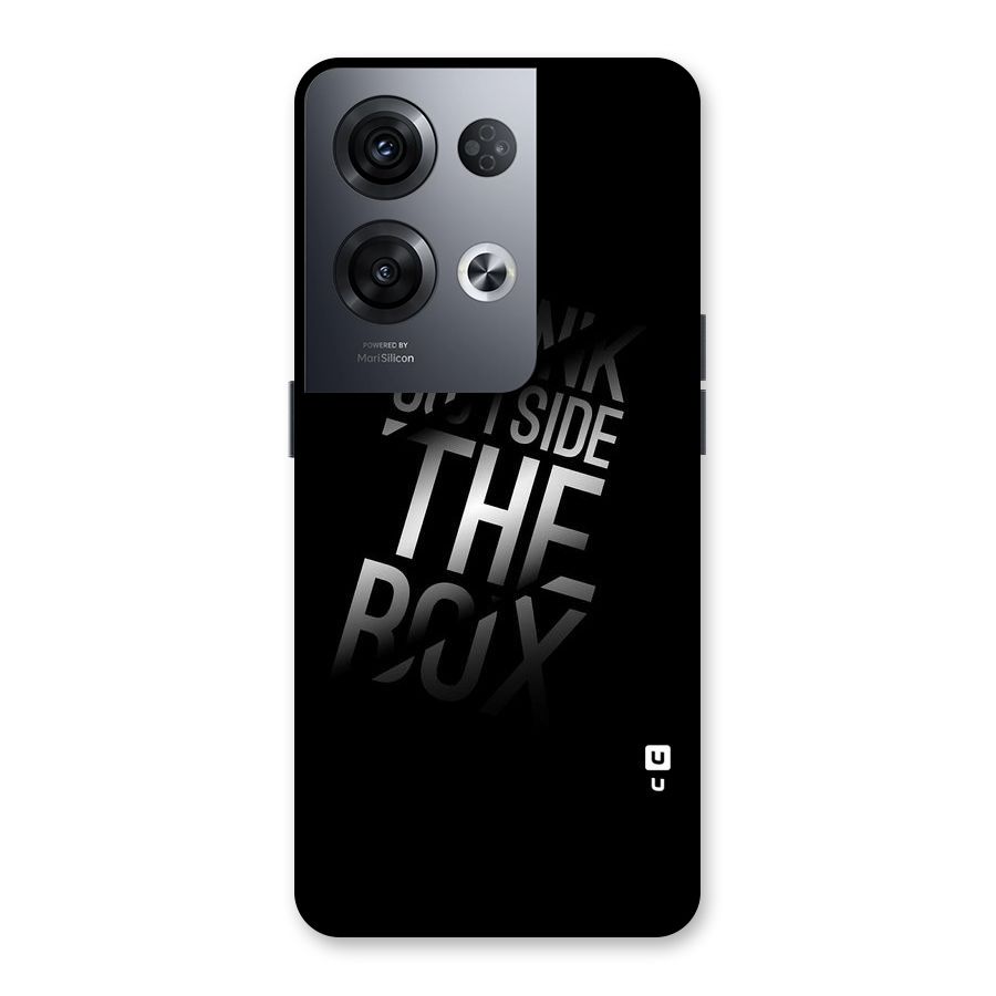 Think Outside The Box Back Case for Oppo Reno8 Pro 5G