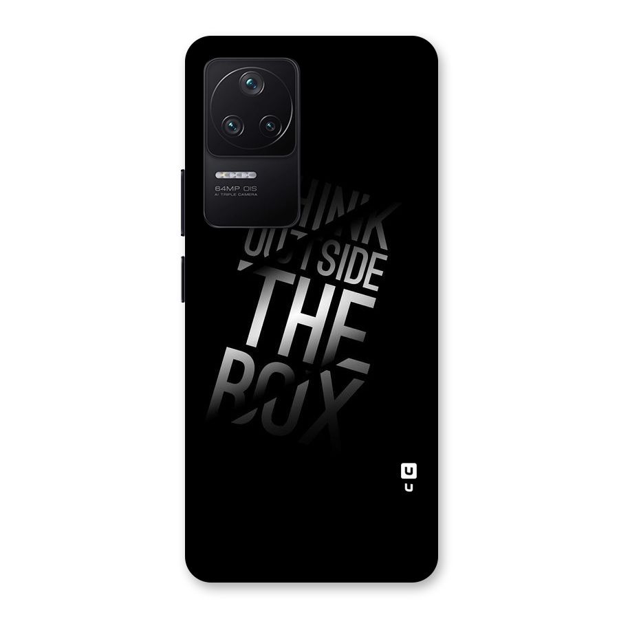 Think Outside The Box Back Case for Poco F4 5G