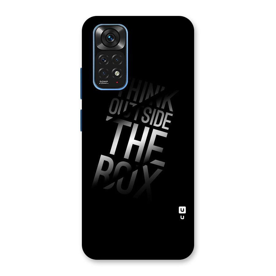 Think Outside the Box Back Case for Redmi Note 11S