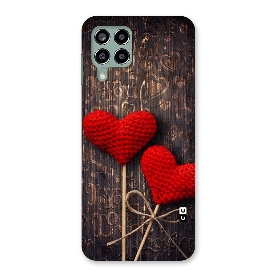 Thread Art Wooden Print Back Case for Galaxy M33