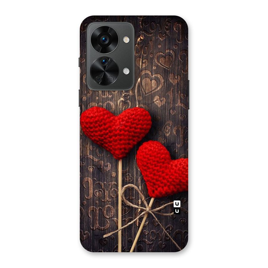 Thread Art Wooden Print Back Case for OnePlus Nord 2T