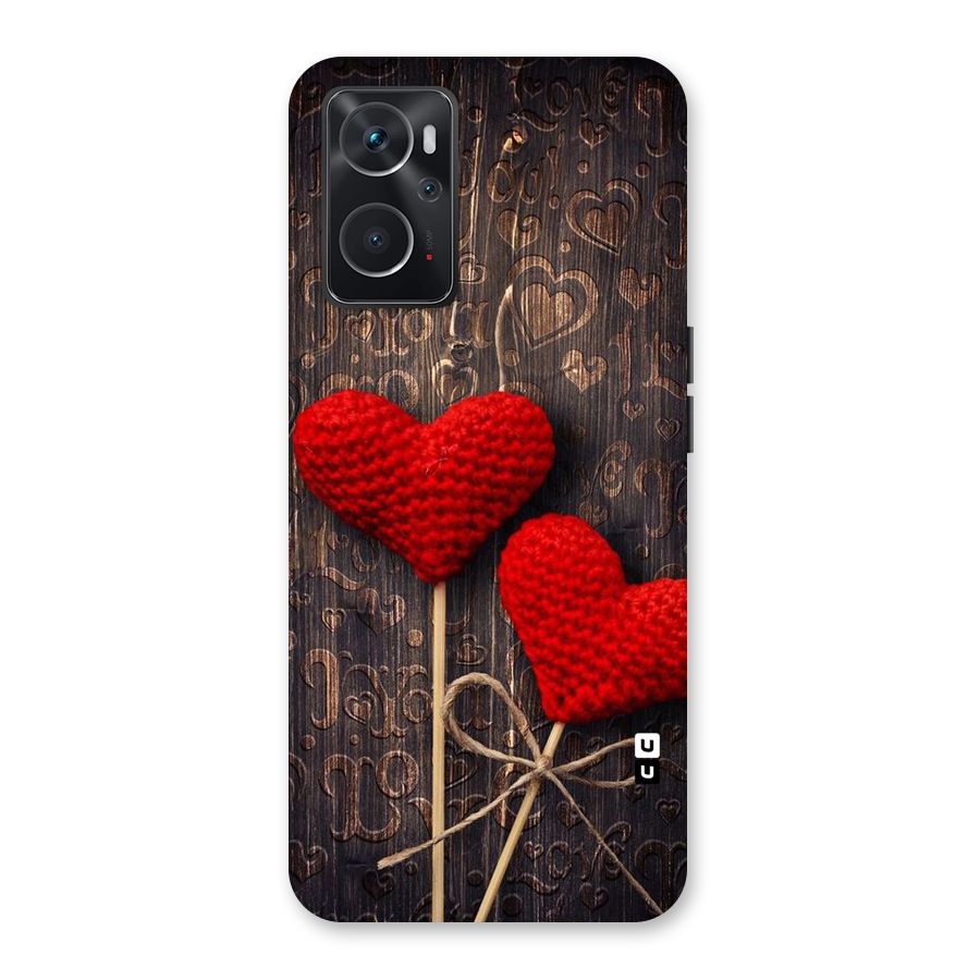 Thread Art Wooden Print Back Case for Oppo K10 4G