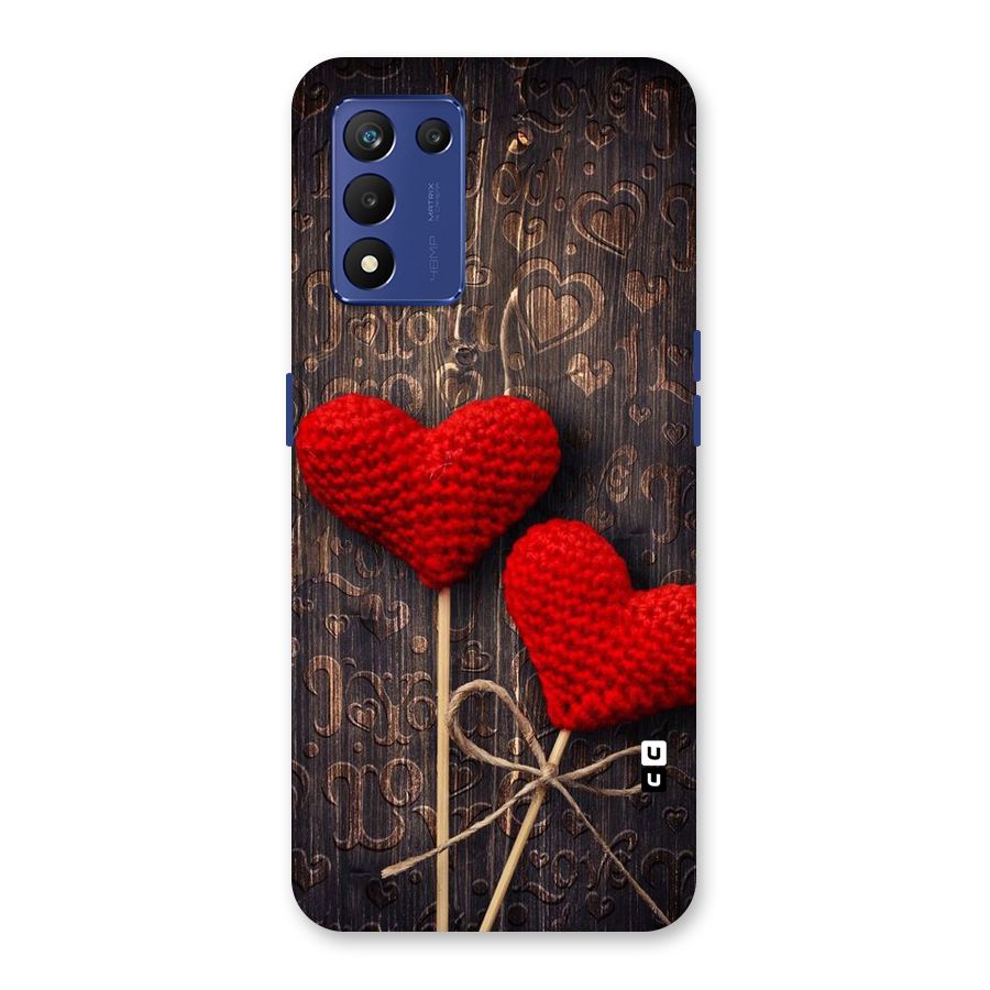 Thread Art Wooden Print Back Case for Realme 9 5G Speed