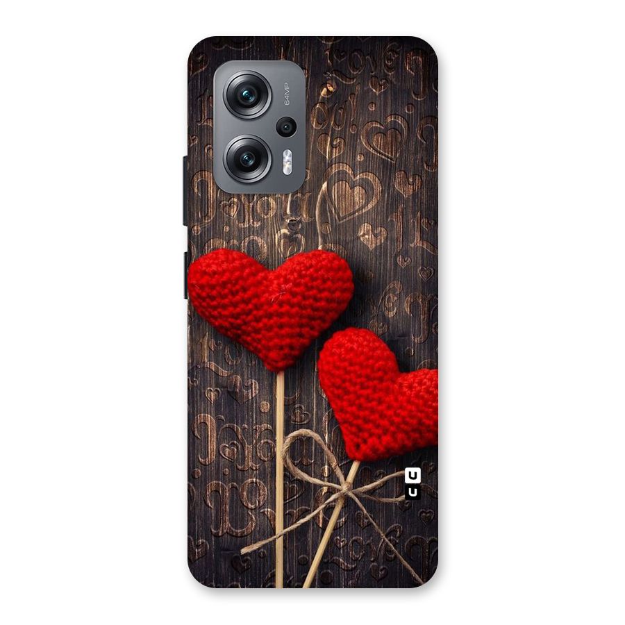 Thread Art Wooden Print Back Case for Redmi K50i