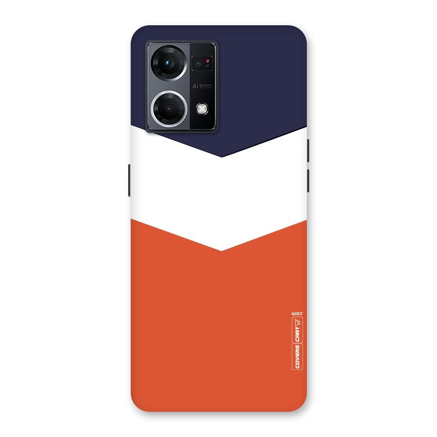 Three Colour Pattern Glass Back Case for Oppo F21 Pro 5G