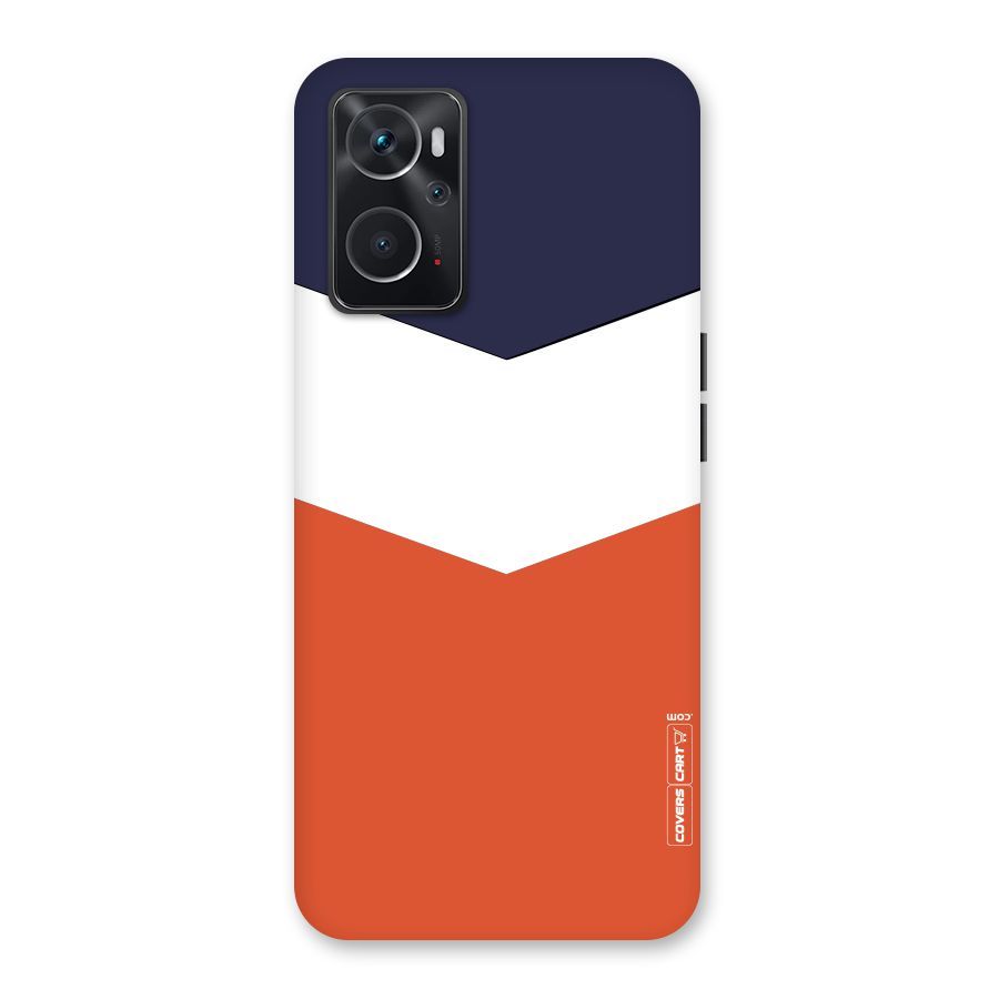 Three Colour Pattern Back Case for Oppo K10 4G