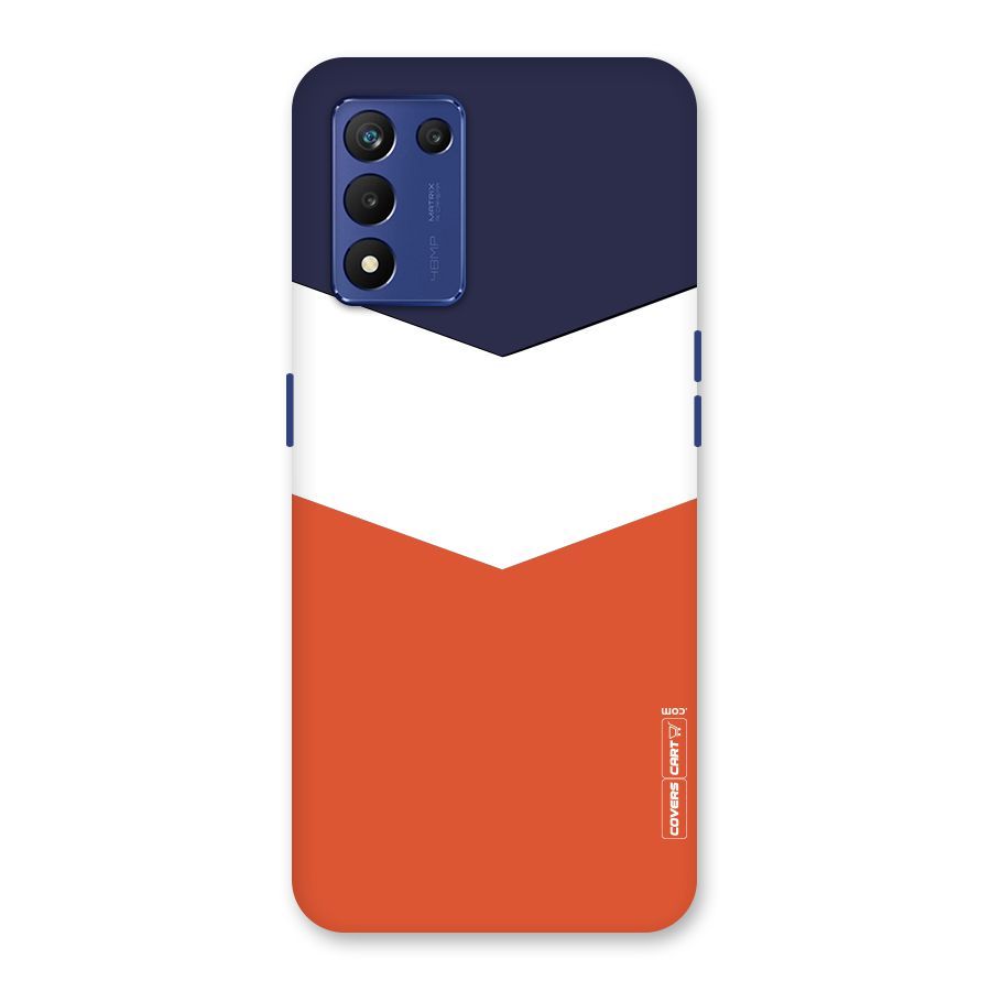 Three Colour Pattern Back Case for Realme 9 5G Speed