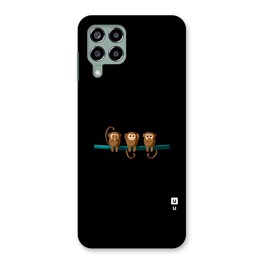 Three Cute Monkeys Back Case for Galaxy M33