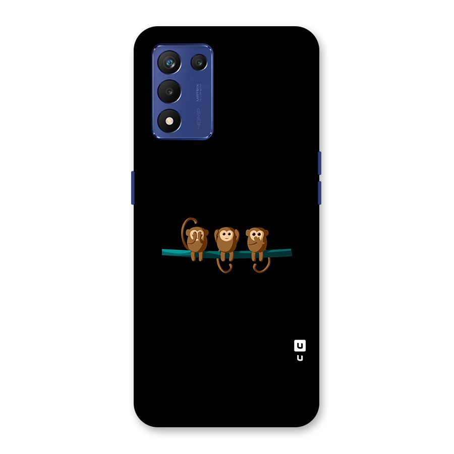 Three Cute Monkeys Back Case for Realme 9 5G Speed