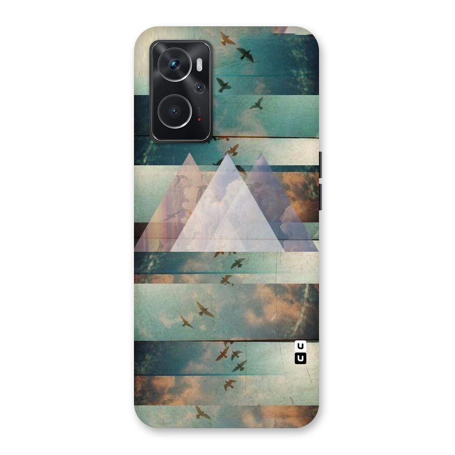 Three Triangles Back Case for Oppo K10 4G