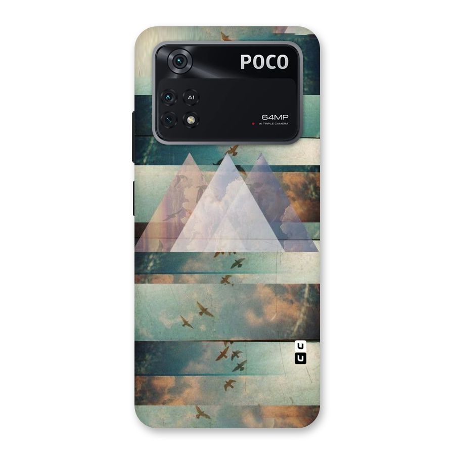 Three Triangles Back Case for Poco M4 Pro 4G