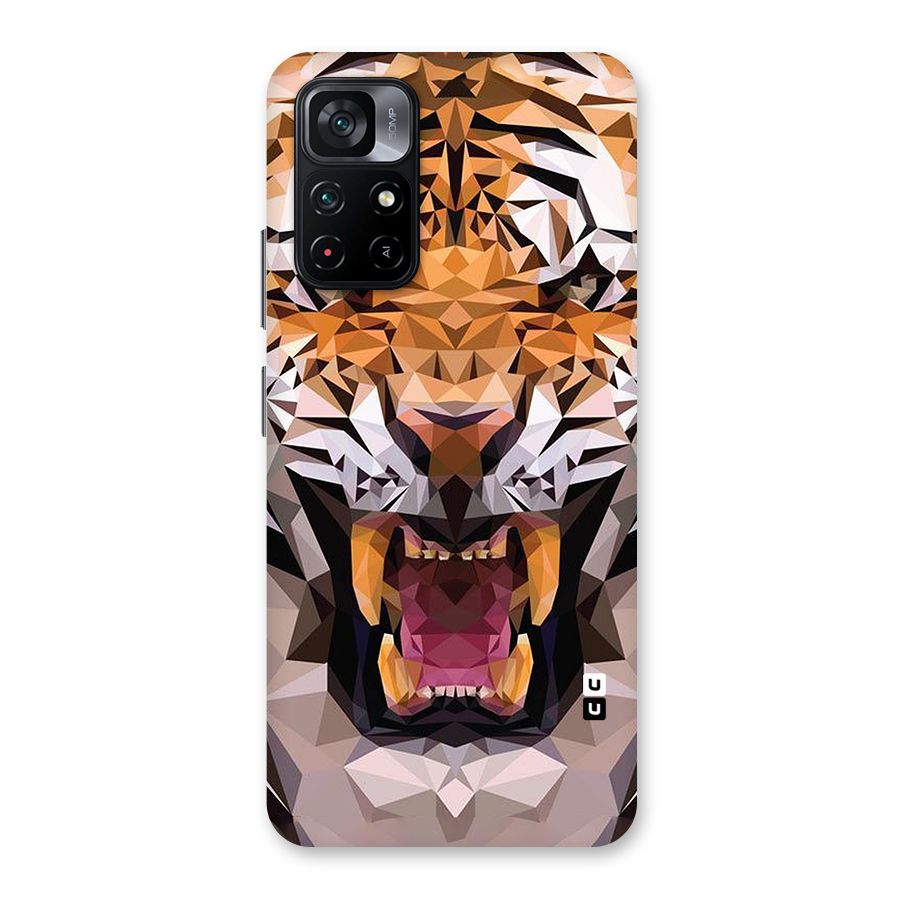 Tiger Abstract Art Back Case for Poco M4 Pro 5G