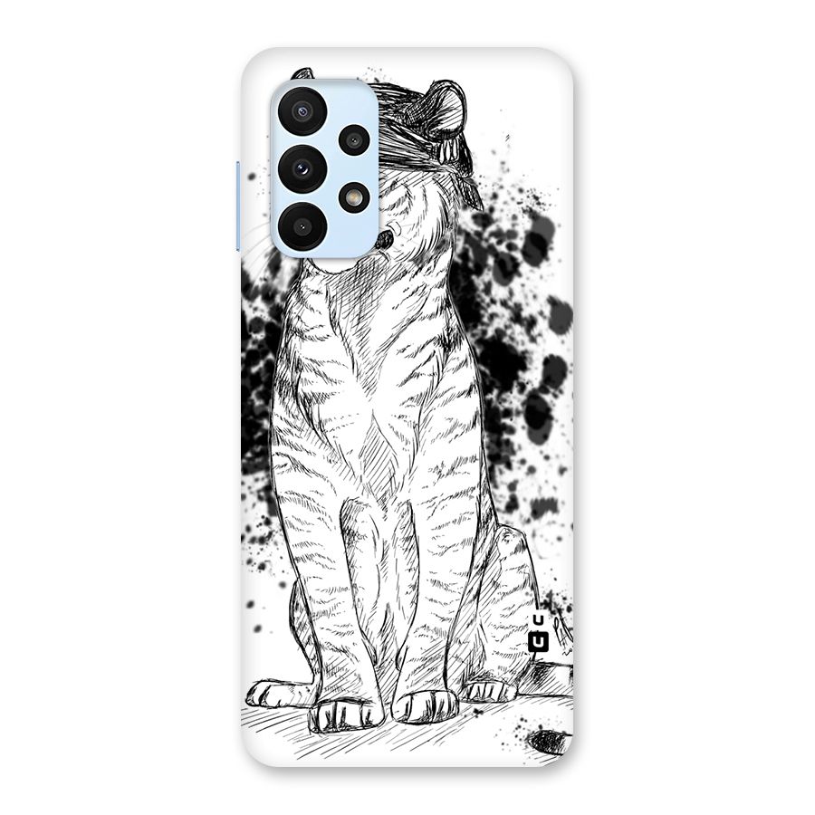 Tiger Wink Back Case for Galaxy A23