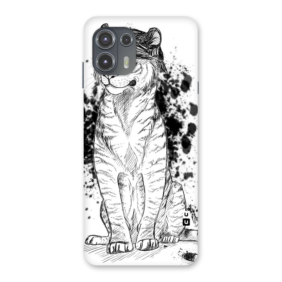 Tiger Wink Back Case for Motorola Edge 20 Fusion