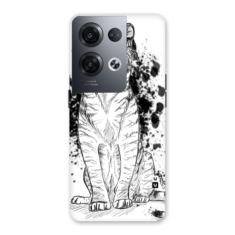 Tiger Wink Back Case for Oppo Reno8 Pro 5G