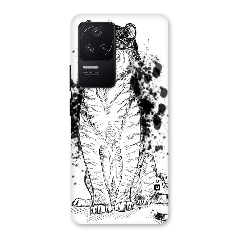 Tiger Wink Back Case for Poco F4 5G