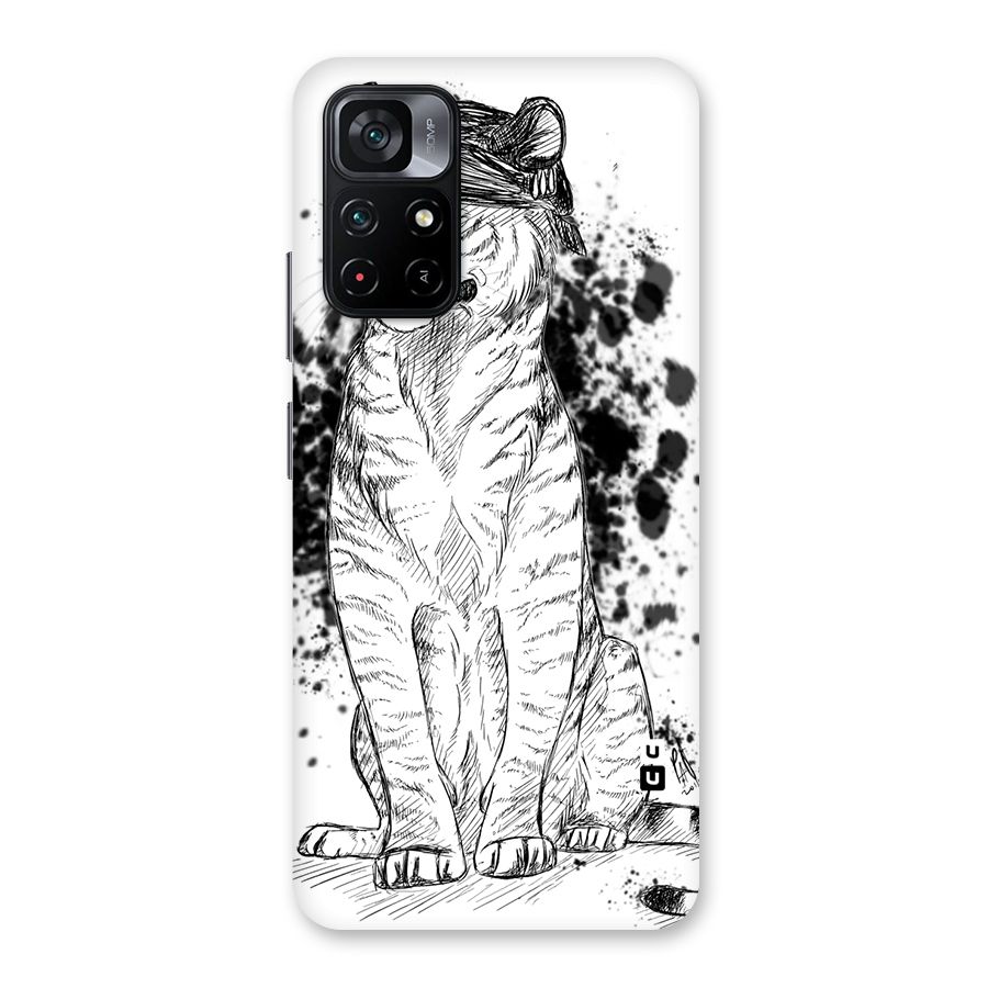 Tiger Wink Back Case for Poco M4 Pro 5G