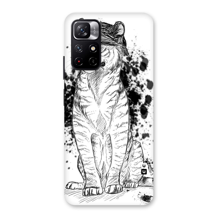Tiger Wink Back Case for Redmi Note 11T 5G