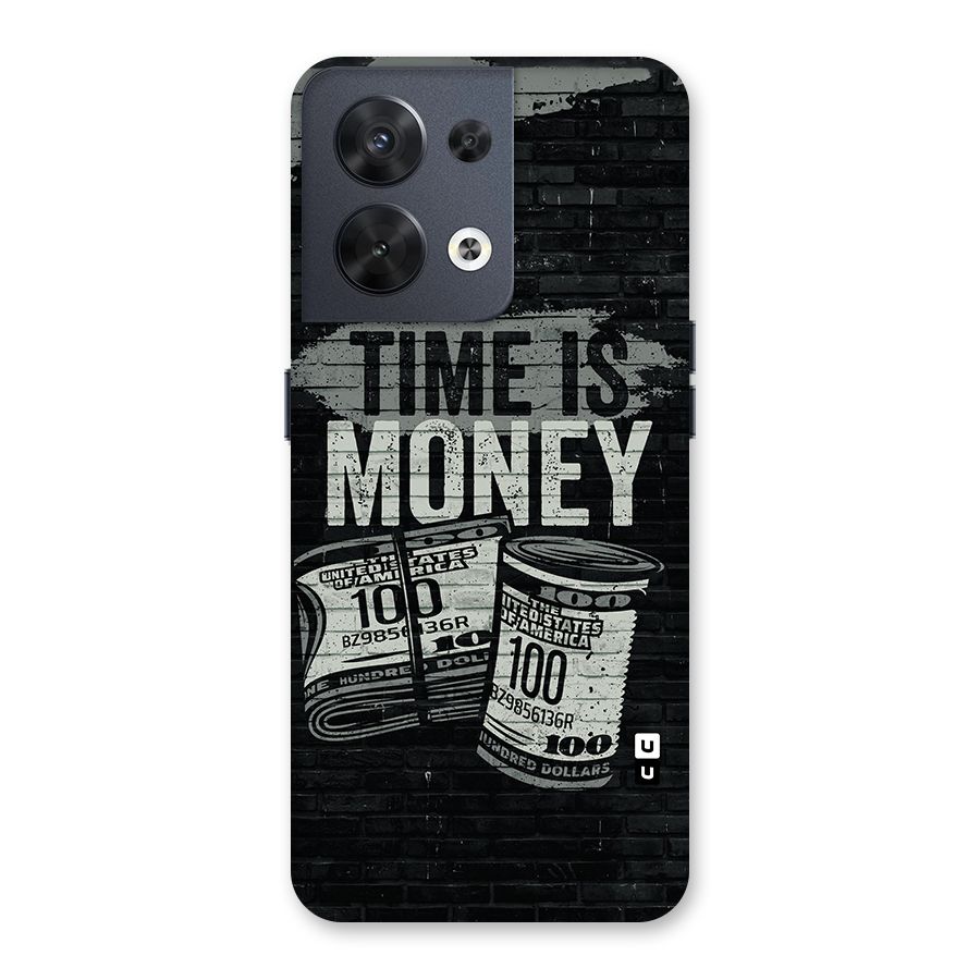 Time Is Money Back Case for Oppo Reno8 5G